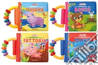 Sonaglietti. Gli animali della savana-Gli animali della fattoria-Gli animali del mare-Gli animali del bosco (4 titoli sfusi). Ediz. a colori libro