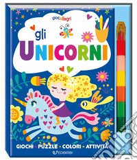 Gli unicorni. Giocallegri. Ediz. a colori. Con 6 Pastelli a cera libro