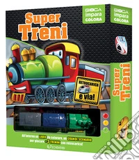 Super treni. Ediz. a colori. Con scenario. Con 3 trenini libro