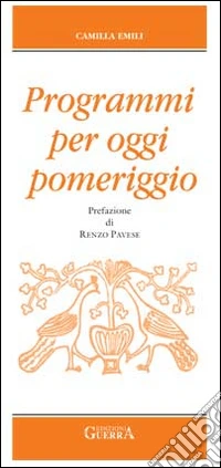 Programmi per oggi pomeriggio libro