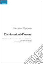 Dichiarazioni d'amore libro