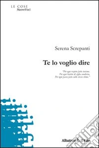 Te lo voglio dire