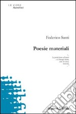 Poesie materiali libro