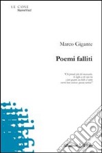 Poemi falliti libro