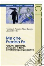 Ma che freddo fa. Appunti, esperienze, evoluzioni in tema di meteorologia organizzativa libro