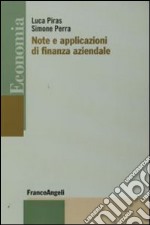 Note e applicazioni di finanza aziendale