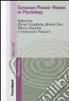 European pioneer women in psychology libro