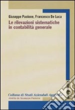 Le rilevazioni sistematiche in contabilità generale libro