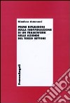 Prime riflessioni sull'individuazione di un framework nelle aziende del terzo settore libro di Antonucci Gianluca