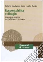 Responsabilità e disagio. Una ricerca empirica sugli adolescenti piemontesi