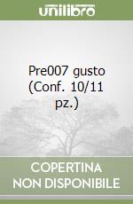Pre007 gusto (Conf. 10/11 pz.) libro