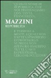Repubblica libro di Mazzini Giuseppe
