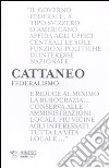 Federalismo libro di Cattaneo Carlo