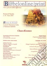 Babelonline print. Vol. 13: Chaos/kosmos libro