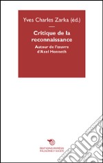 Critique de la reconnaissance libro