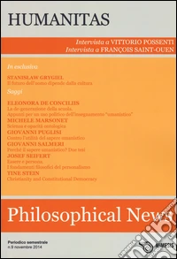 Philosophical news. Vol. 9: Humanitas libro