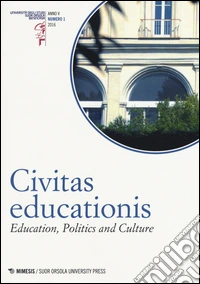 Civitas educationis. Education, politics, and culture (2016). Vol. 1 libro