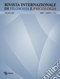 Rivista internazionale di filosofia e psicologia (2016). Vol. 2 libro