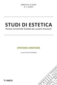 Studi di estetica (2017). Vol. 1: Epistemic emotions libro
