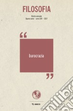 Filosofia. Burocrazia (2017) libro