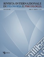 Rivista internazionale di filosofia e psicologia (2019). Vol. 2 libro