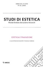 Studi di estetica (2022). Vol. 1: Estetica e traduzione