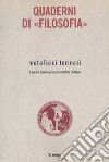 Metafisici torinesi. Quaderni di «Filosofia» libro