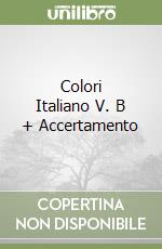 Colori Italiano V. B + Accertamento libro