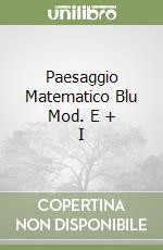 Paesaggio Matematico Blu Mod. E + I libro