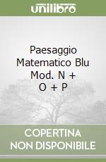 Paesaggio Matematico Blu Mod. N + O + P libro