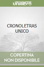 CRONOLETRAS UNICO libro