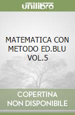 MATEMATICA CON METODO ED.BLU VOL.5 libro