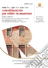 Metodi di calcolo e tecniche di consolidamento per edifici in muratura libro di Vinci Michele