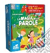 La magia delle parole. Giochi di intelligenza linguistica. Ediz. a colori. Con dado. Con 4 pedine. Con 6 tessere puzzle. Con 64 Carte libro