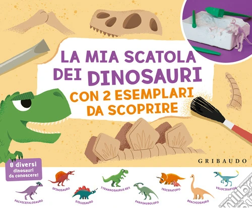 La mia scatola dei dinosauri. Con 2 esemplari da scoprire. Ediz. illustrata
