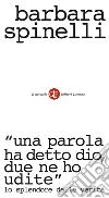 Una parola ha detto Dio, due ne ho udite: Lo splendore delle verit. E-book. Formato EPUB