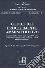 Codice del procedimento amministrativo libro