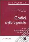 Codici civile e penale annotato con la giurisprudenza del 2009 e del 2010 libro