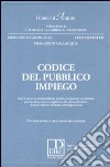 Codice del pubblico impiego libro