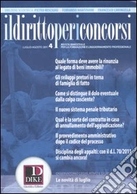 Il diritto per i concorsi (2011). Vol. 4