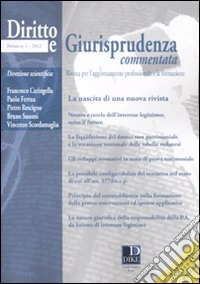 Diritto e giurisprudenza commentata (2012). Vol. 1