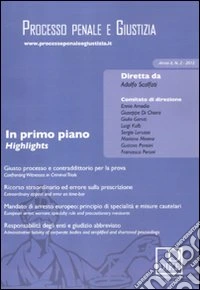 Processo penale e giustizia (2012). Vol. 2