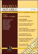 Rivista notarile (2013). Vol. 1 libro