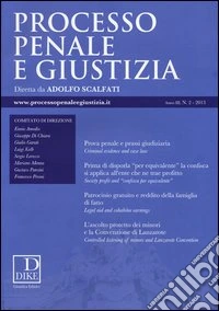 Processo penale e giustizia (2013). Vol. 2