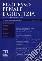 Processo penale e giustizia (2013). Vol. 3 libro