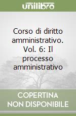 Corso di diritto amministrativo. Vol. 6: Il processo amministrativo libro