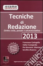 Tecniche di redazione 2013. Diritto civile, penale e amministrativo libro