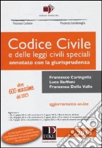 Codice civile e delle leggi civili speciali. Annotato con la giurisprudenza. Con aggiornamento online libro