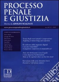 Processo penale e giustizia (2013). Vol. 5