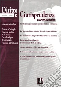 Diritto e giurisprudenza commentata (2013). Vol. 5